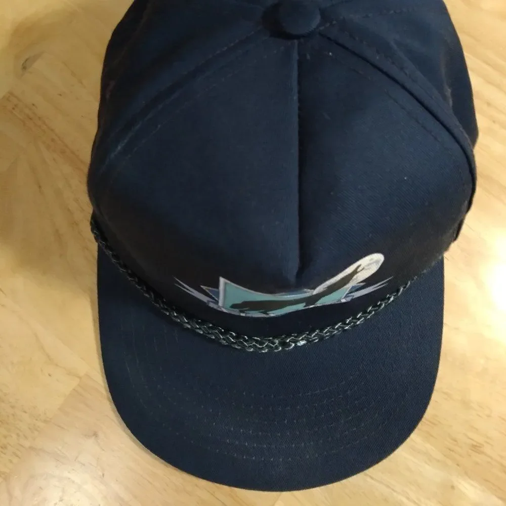 Vintage Alaska Howling Wolf Logo Rope Snap Back Hat